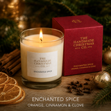 Luxury Handmade Christmas Soy Wax Candle - Enchanted Spice