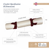 Highland Tartan - Handmade Luxury Christmas Crackers (6pcs)