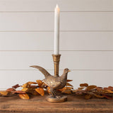 Brass Pheasant Candle Holder