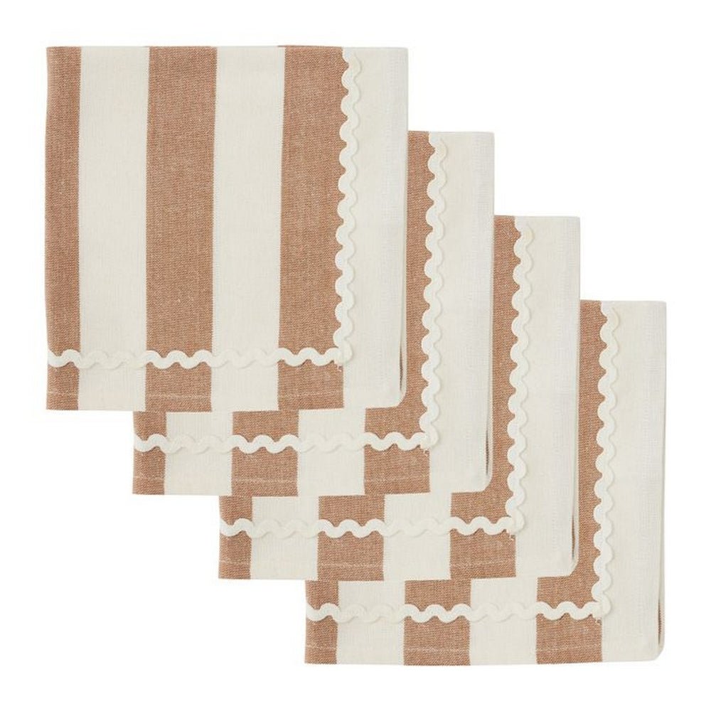 Orla Cotton Napkin Terracotta Set/4 - Pure Apotheca