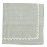 Orla Cotton Napkins Mist/Ivory Set/4 - Pure Apotheca