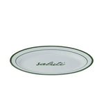 Osteria Ceramic Oval Plate 24.5x16cm - Pure Apotheca