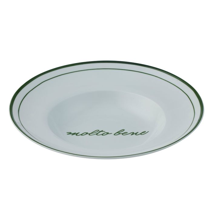 Osteria Ceramic Rimmed Bowl 30.5cm - Pure Apotheca