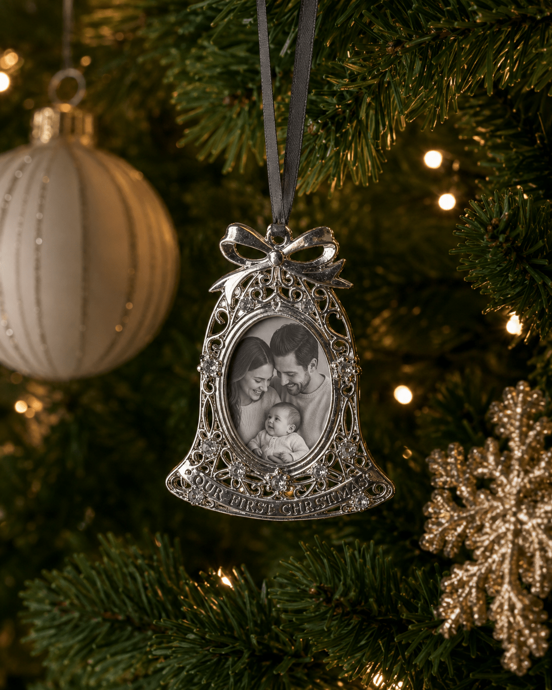 Our First Christmas Hanging Photo Frame - Pure Apotheca