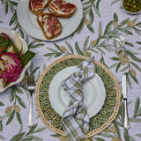 PALMA NATURAL/GREEN BRAIDED PLACEMAT 33CM - Pure Apotheca