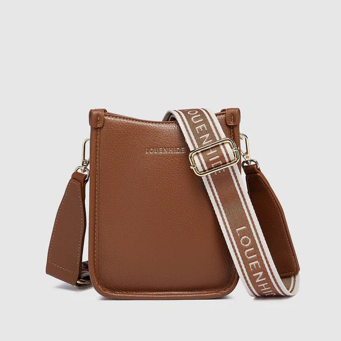 Parker Logo Phone Bag Tan - Pure Apotheca