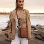 Parker Logo Phone Bag Tan - Pure Apotheca