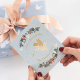 Peace Love & Joy Herald Angel Christmas Card - Pure Apotheca