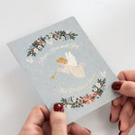 Peace Love & Joy Herald Angel Christmas Card - Pure Apotheca