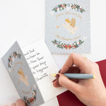 Peace Love & Joy Herald Angel Christmas Card - Pure Apotheca