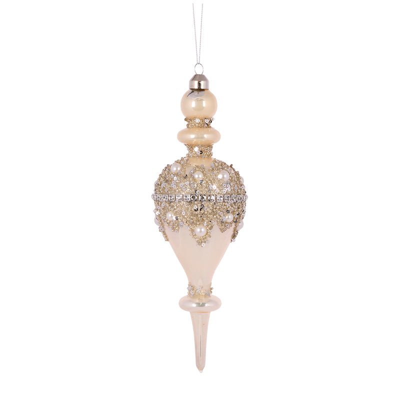 PEARL BEADED JEWEL DROP FINIAL - Pure Apotheca