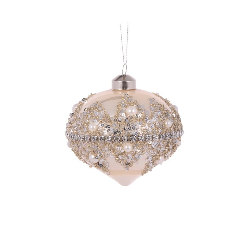 PEARL BEADED JEWEL ONION BAUBLE - Pure Apotheca