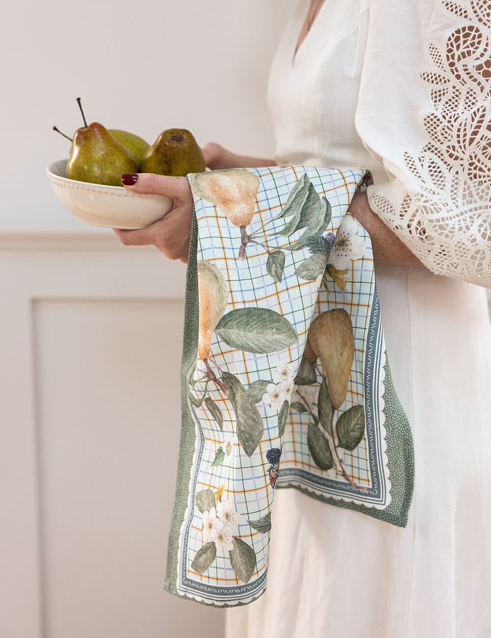 Pears Linen Tea Towel - Pure Apotheca