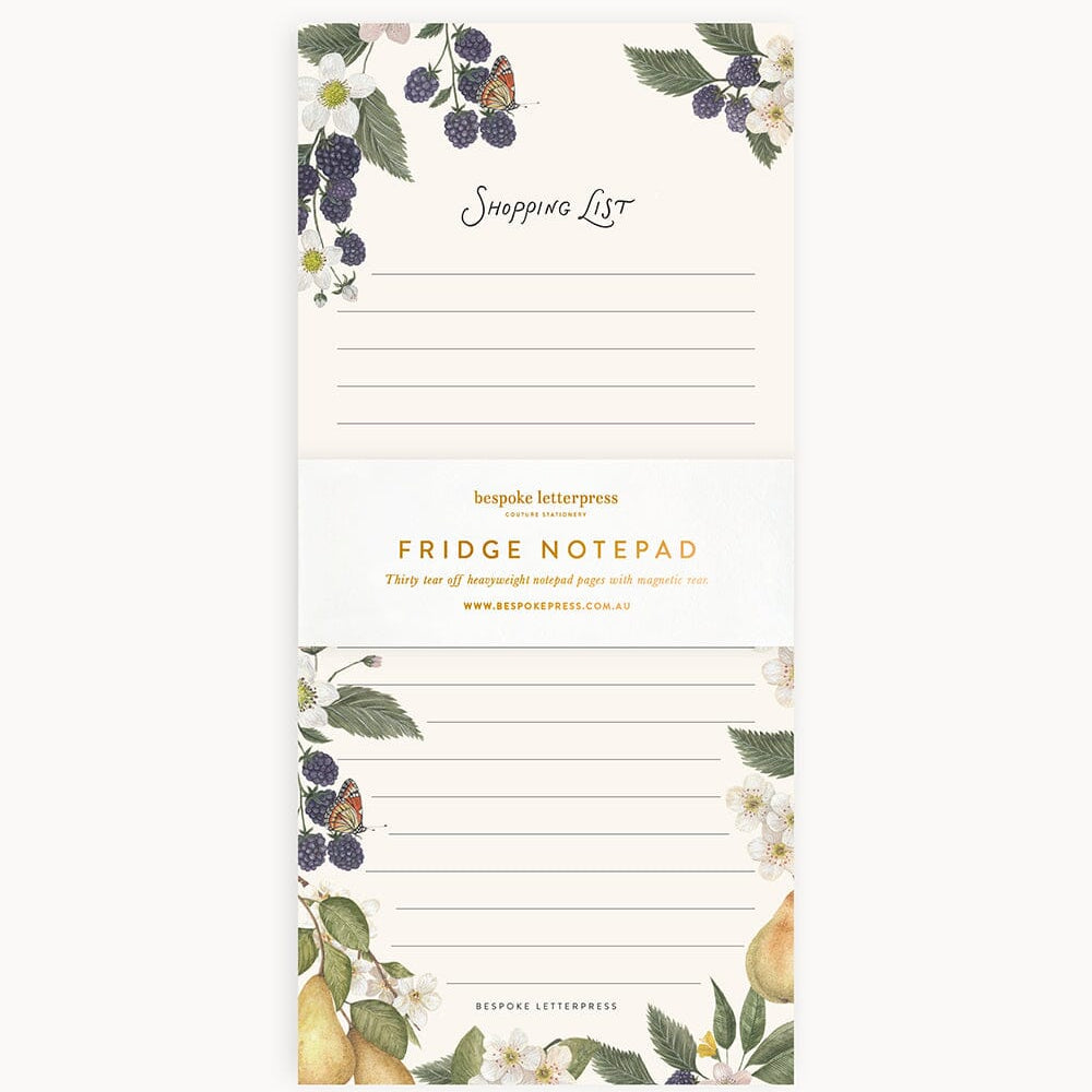Pears Shopping List Notepad - Pure Apotheca