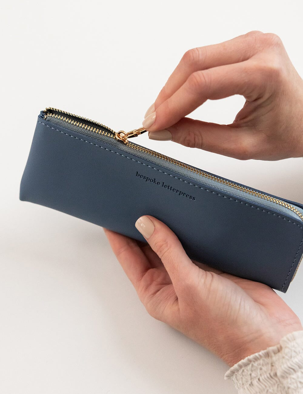 Pencil Case Slim - Denim Blue - Pure Apotheca