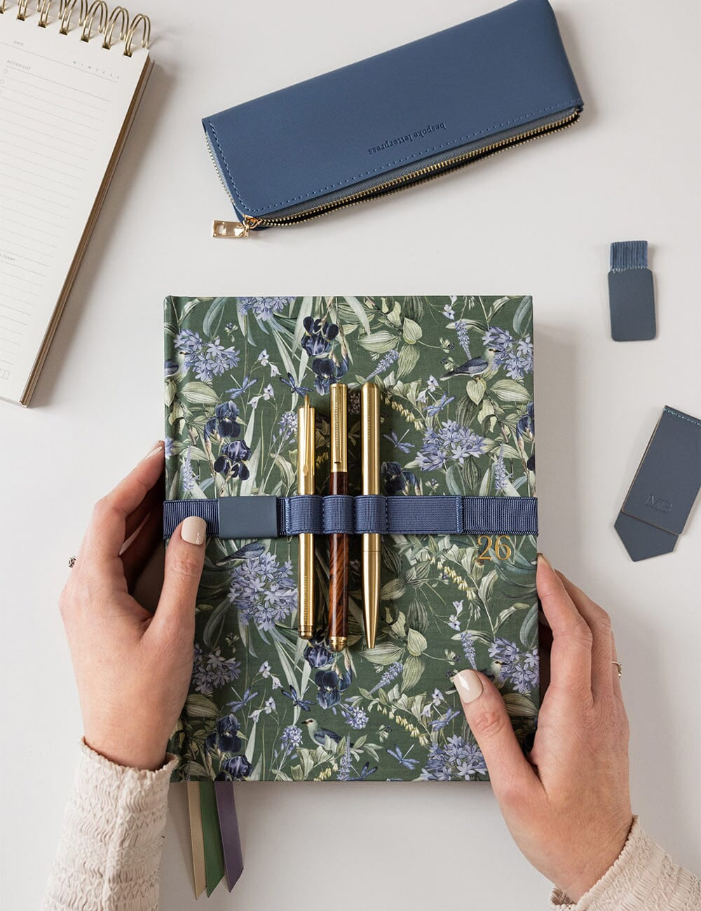 Pencil Case Slim - Denim Blue - Pure Apotheca