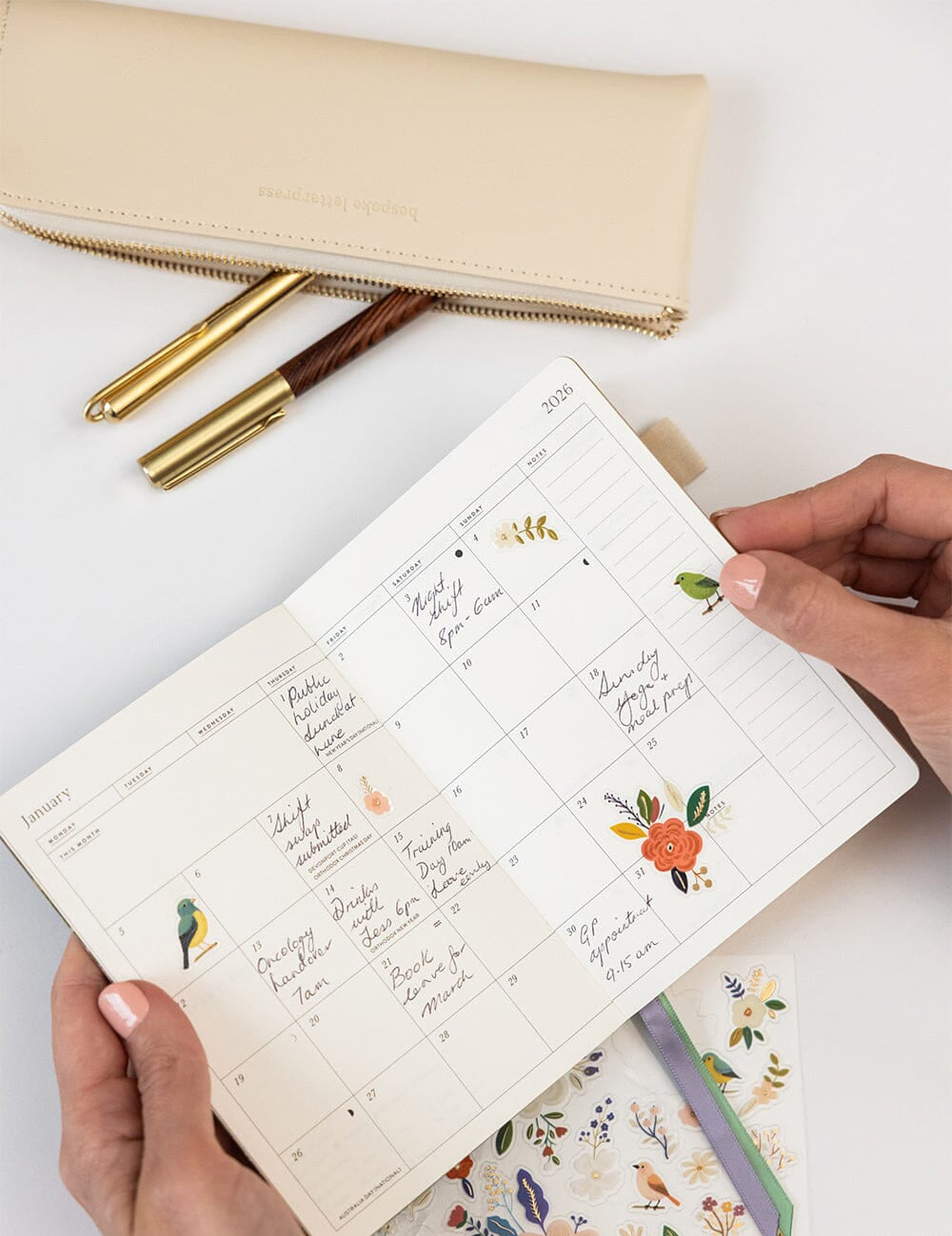 Pencil Case Slim - Ivory - Pure Apotheca