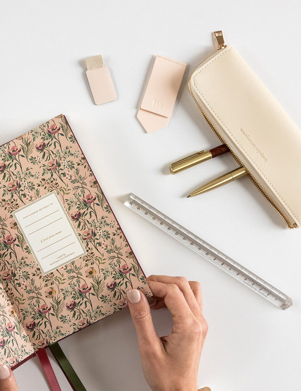 Pencil Case Slim - Ivory - Pure Apotheca