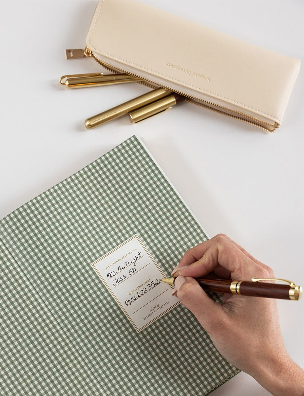 Pencil Case Slim - Ivory - Pure Apotheca