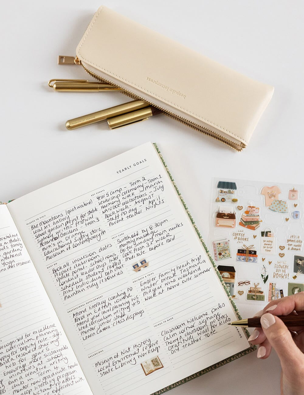 Pencil Case Slim - Ivory - Pure Apotheca
