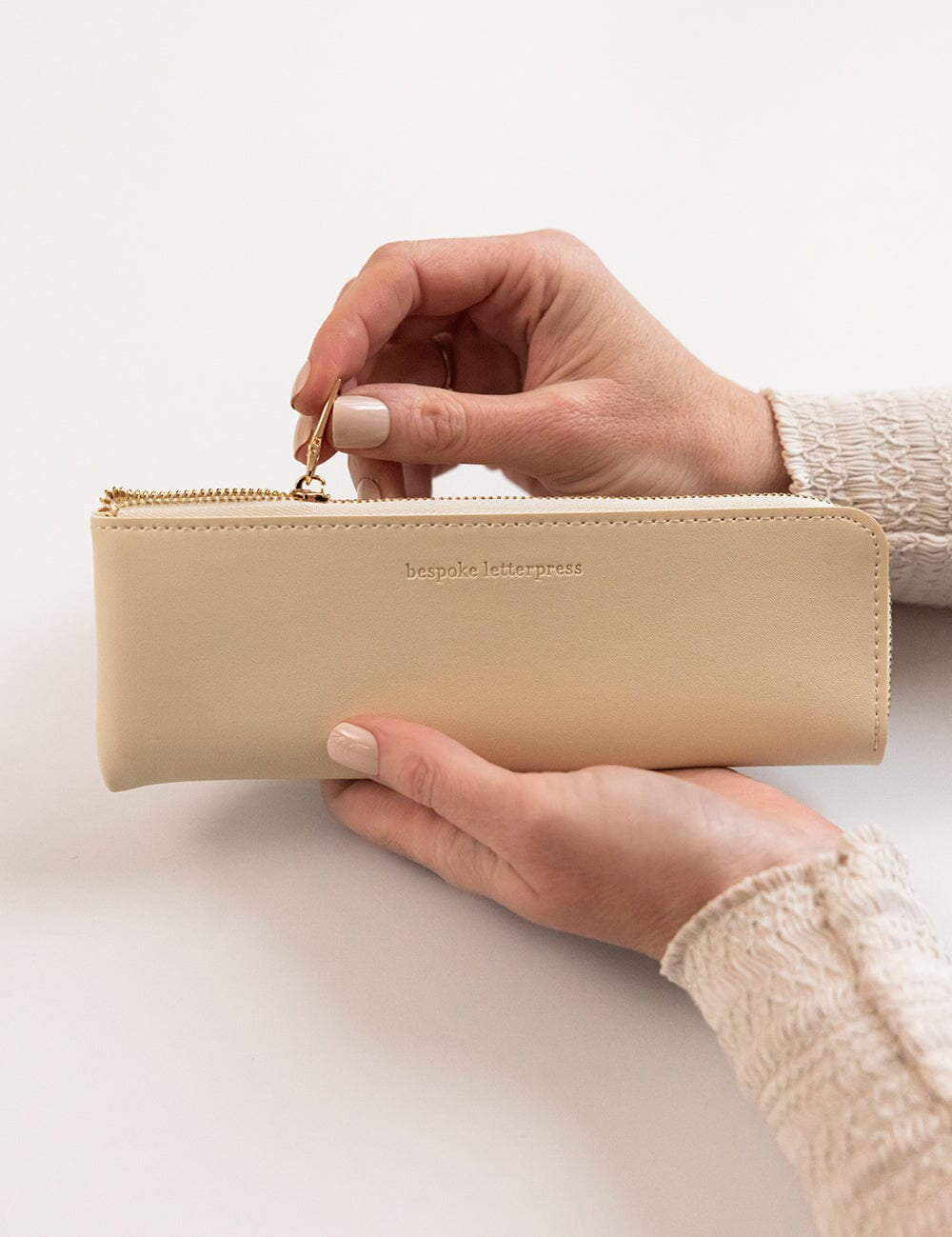 Pencil Case Slim - Ivory - Pure Apotheca