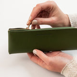 Pencil Case Slim Olive - Pure Apotheca