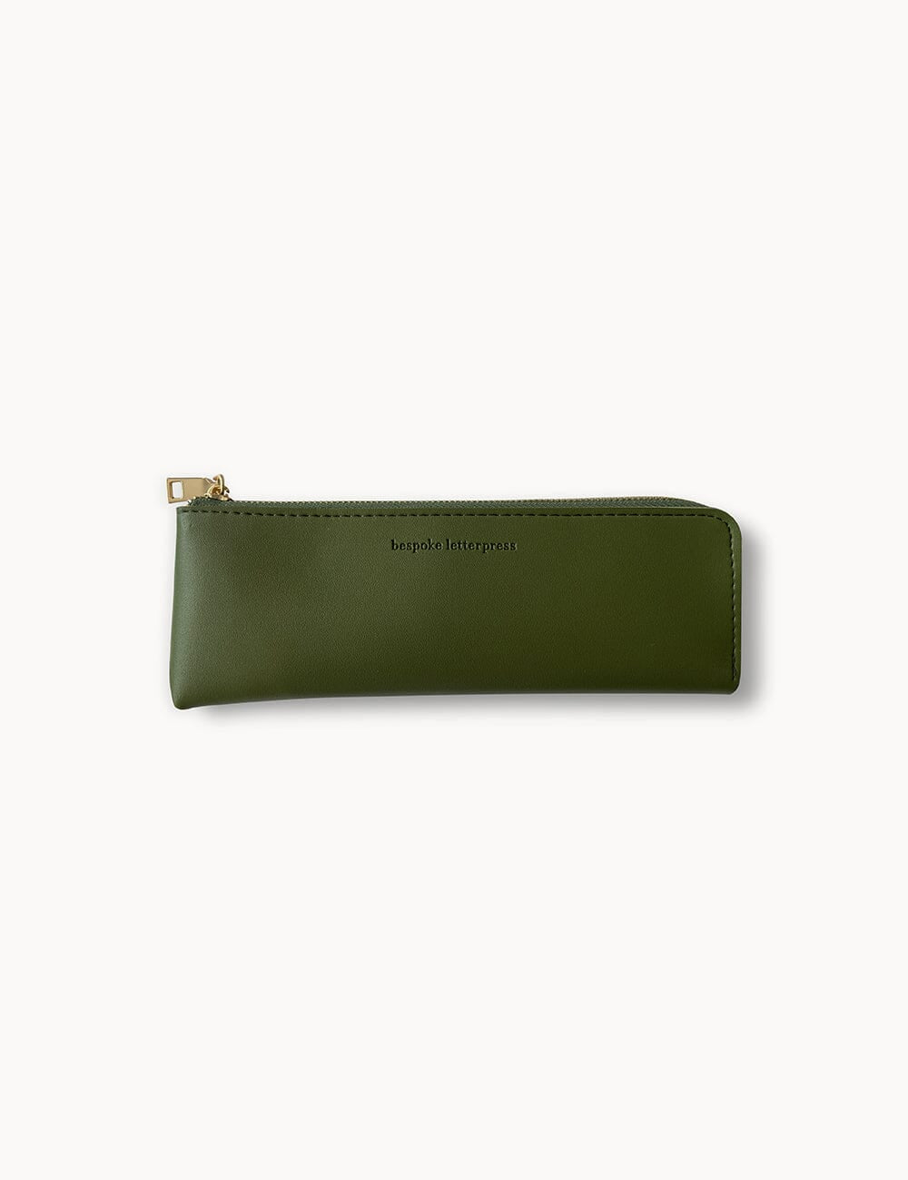 Pencil Case Slim Olive - Pure Apotheca