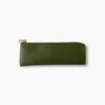 Pencil Case Slim Olive - Pure Apotheca