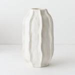 Penelope Vase Vanilla 17cml x 17cmw x 30cmh - Pure Apotheca