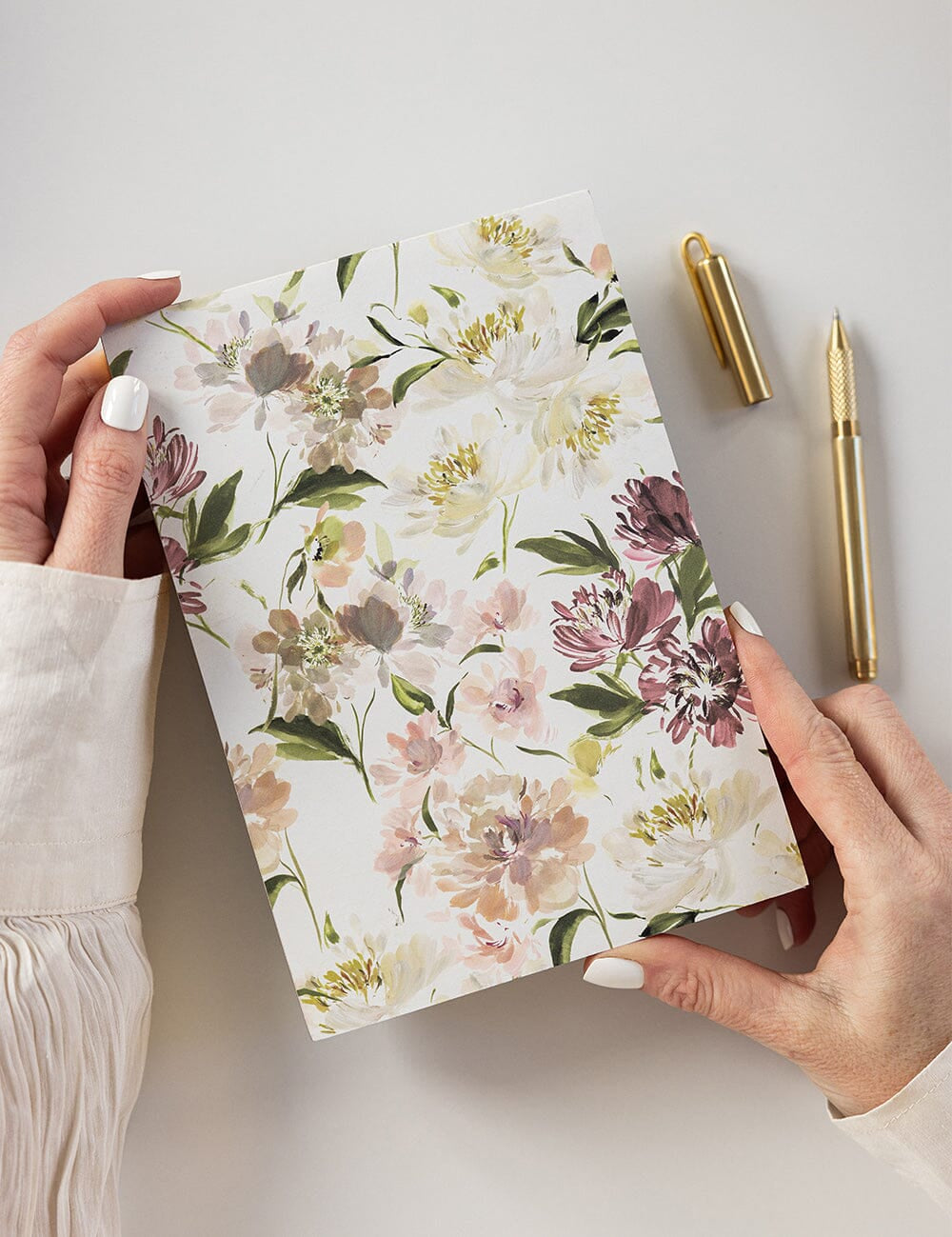 Peony Notepad Jotter - Pure Apotheca