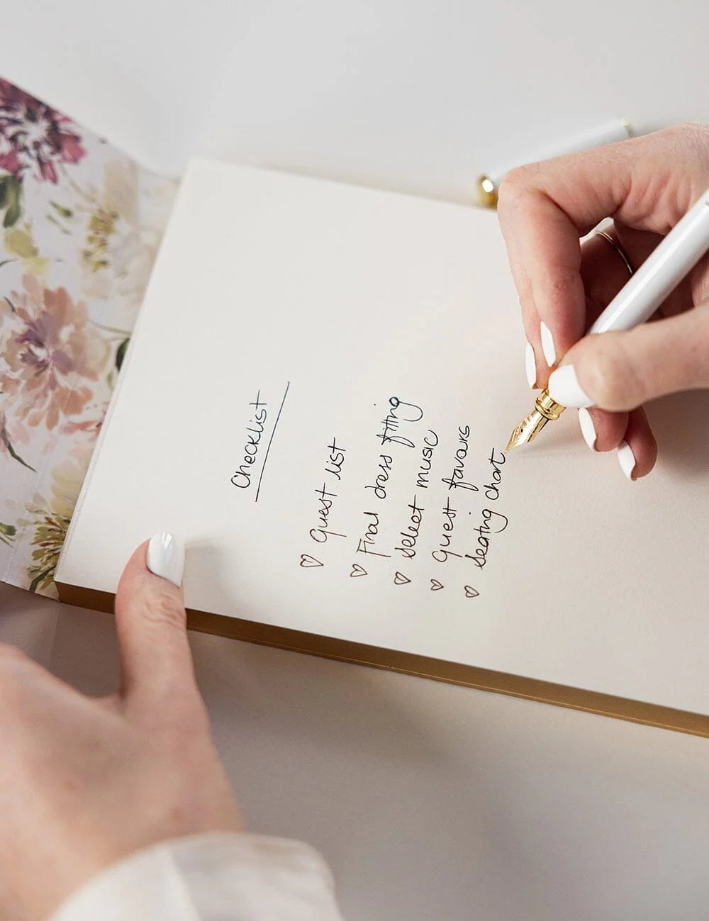 Peony Notepad Jotter - Pure Apotheca