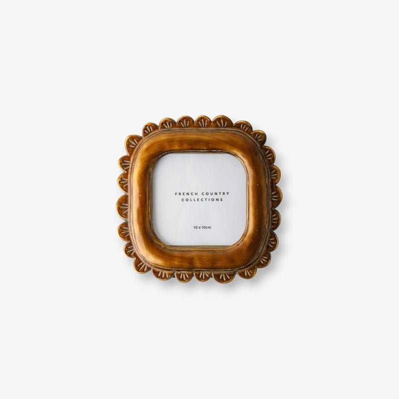 Petal Burnished Photoframe 4x4” - Pure Apotheca