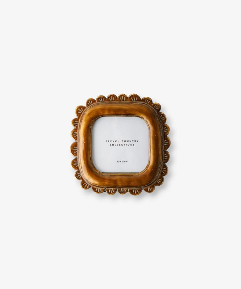 Petal Burnished Photoframe 4x4” - Pure Apotheca