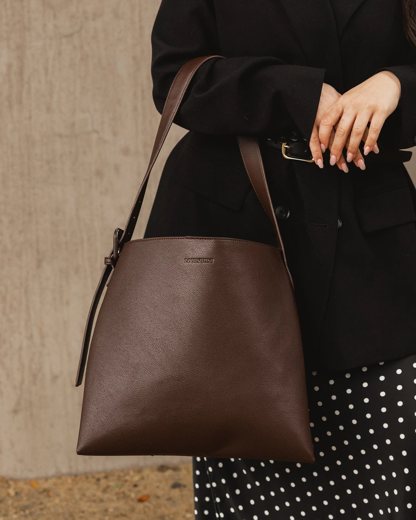 Peyton Shoulder Bag Chocolate - Pure Apotheca