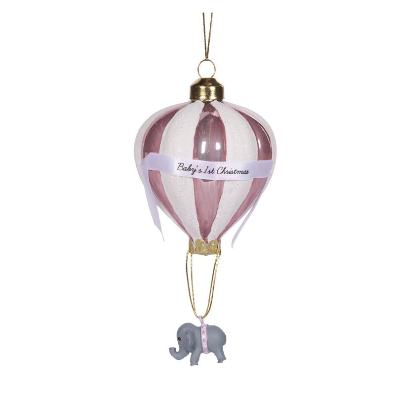 PINK BABY'S 1ST CHRISTMAS ORNAMENT - Pure Apotheca