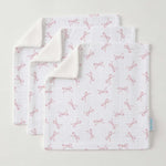 Pink Bow Face Washer Set/3 - Pure Apotheca