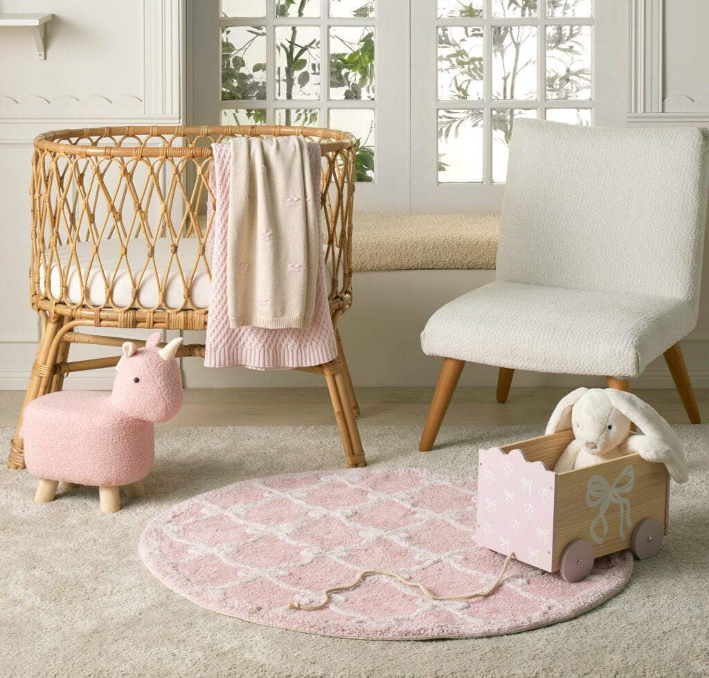 Pink Bow Muslin Wrap - Pure Apotheca