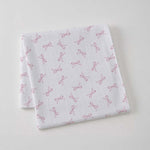 Pink Bow Muslin Wrap - Pure Apotheca