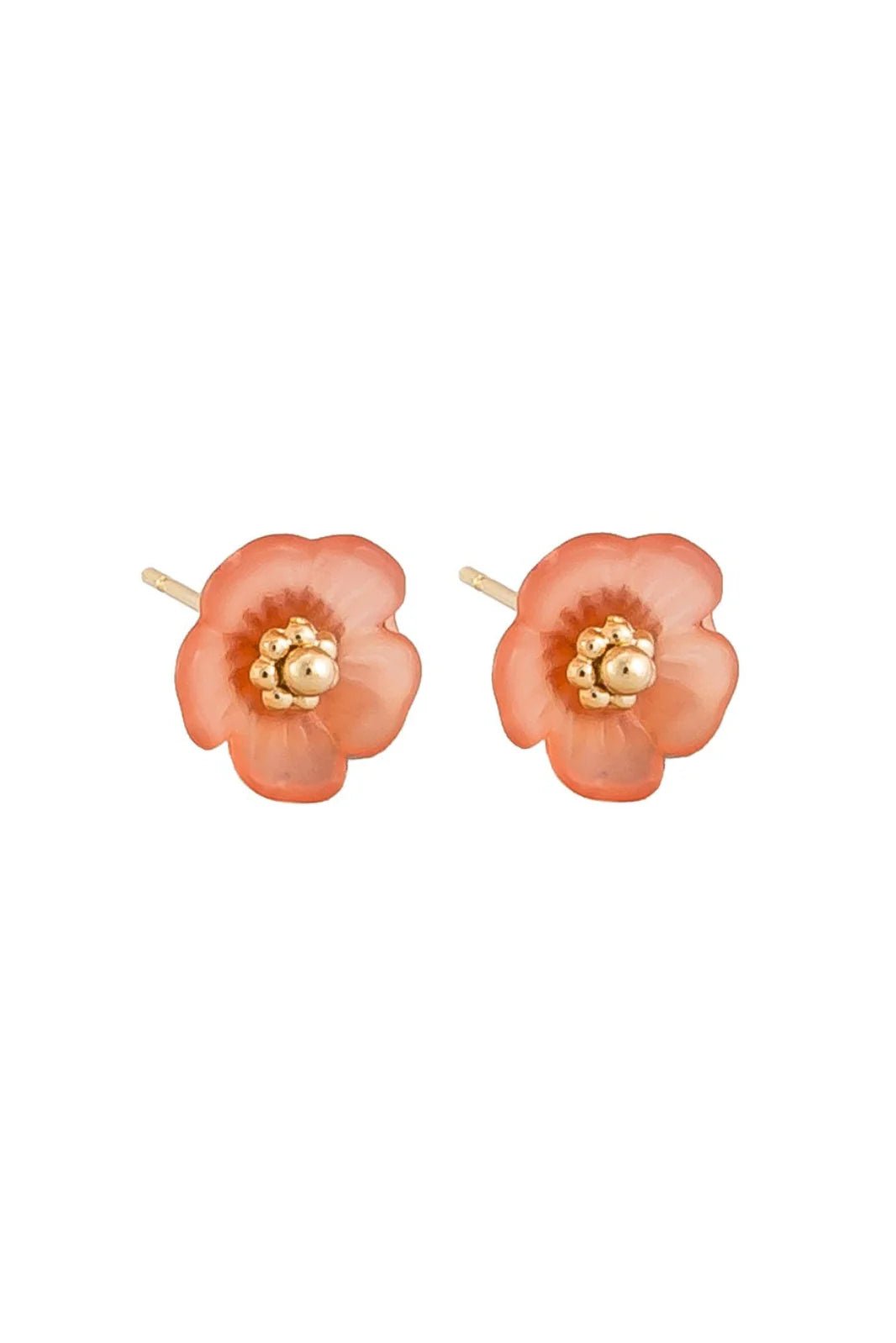 Pink Buttercup Studs - Pure Apotheca