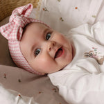 Pink Gingham Headband - Pure Apotheca
