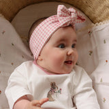 Pink Gingham Headband - Pure Apotheca