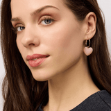Pink Plump Heart Hoops - Pure Apotheca