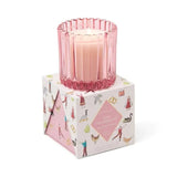 Pink Tinted Glass In Holiday Merry Box - Pink Peppermint 128g - Pure Apotheca