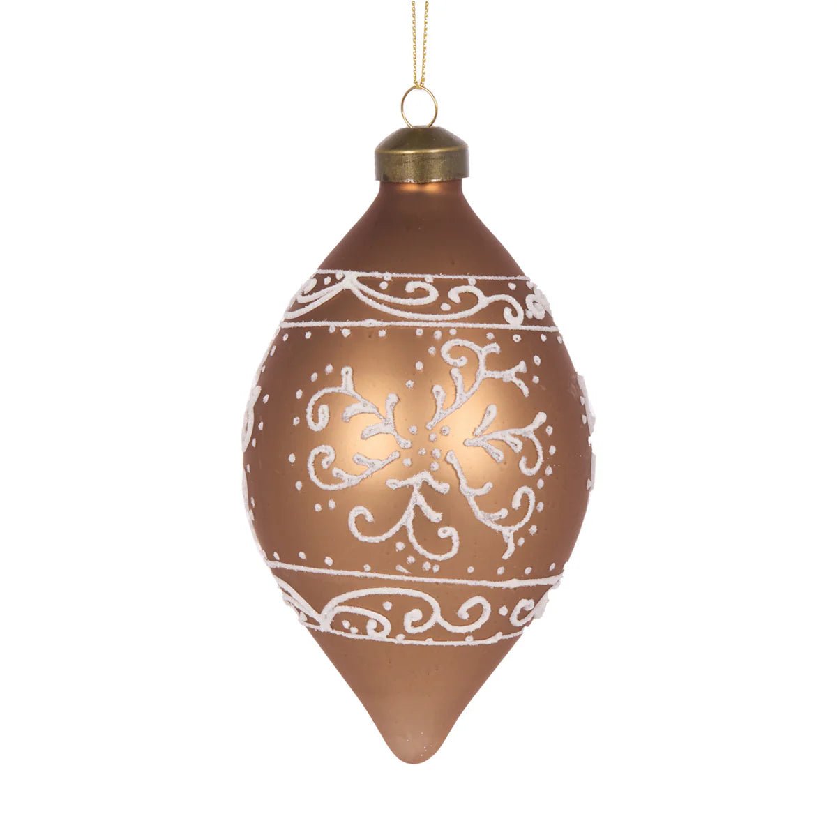 PIPED GINGERBREAD DROP BAUBLE - Pure Apotheca