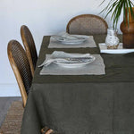 Placemat - Linen Stripe Storm - Pure Apotheca