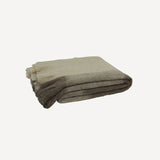 Plaid Fringe Throw Brown Beige 150x125cm - Pure Apotheca