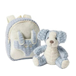 Plush Puppy Buddy Backpack Blue - Pure Apotheca