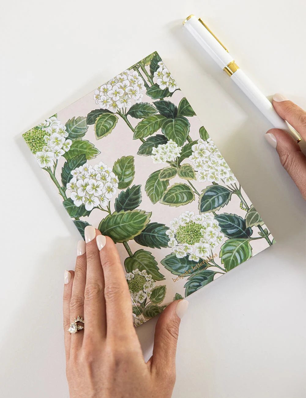 Pocket Notebook Lined - Hydrangea - Pure Apotheca