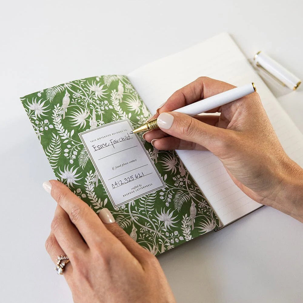 Pocket Notebook Lined - Jardin Tropical - Pure Apotheca