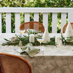 POINSETTIA OLIVE/FLAX NAPKIN SET/4 - Pure Apotheca